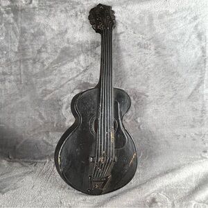VTG 1968 Homco Lobaco Guitar Wall Mid Century Musical Instrument‎ Art Painted